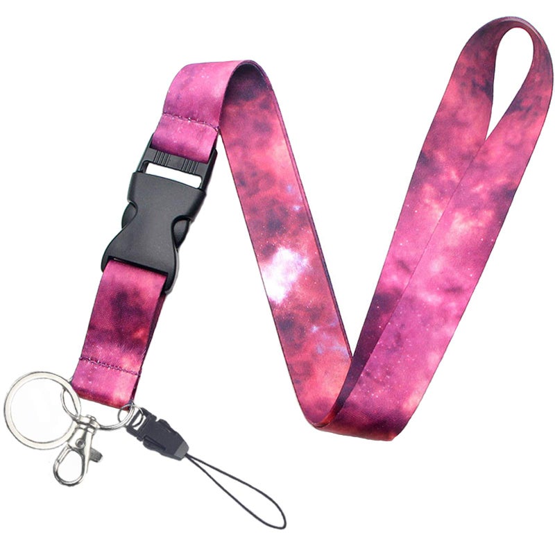 Yiflin Cute Neck Lanyard for Keys  Keychain  Wallet  ID Card Holder  with Quick Release Buckle - Image 1